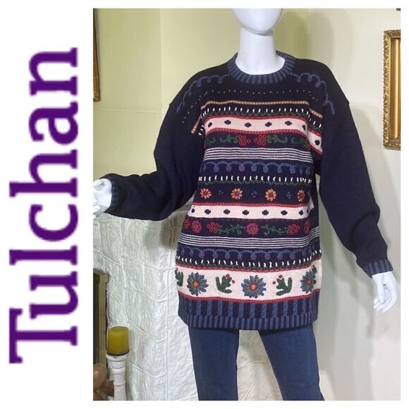 Vintage Tulchan 100% Wool Sweater - Picture 1 of 16